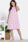 Zivame Hello Kitty Knit Cotton Mid Length Nightdress - Fairy Tale — thumbnail 2